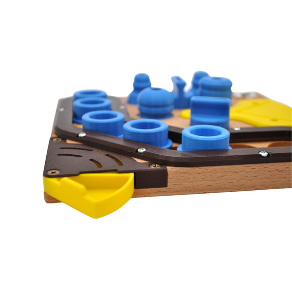 Pawesome Puzzle Lesena interaktivna igrača - Triple Sniffer - 1