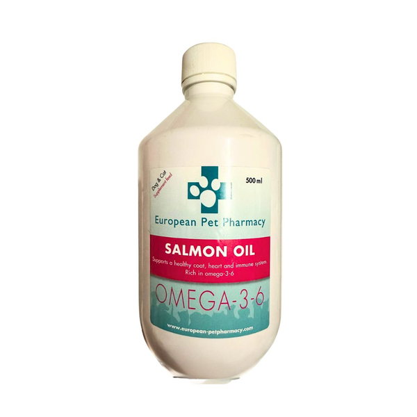 European Pet Pharmacy Lososovo olje z Omega 3-6 esencialnimi maščobnimi kislinami