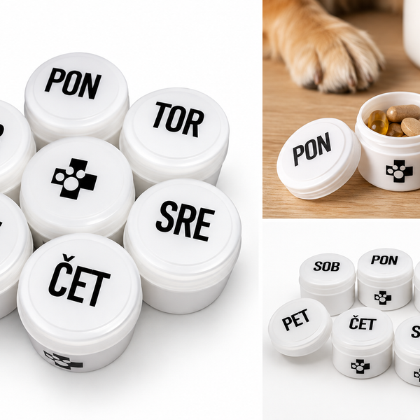 European Pet Pharmacy Set of containers for dietary supplements and medications - 1