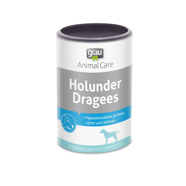 Grau Dražeji iz črnega bezga za pigmentacijo