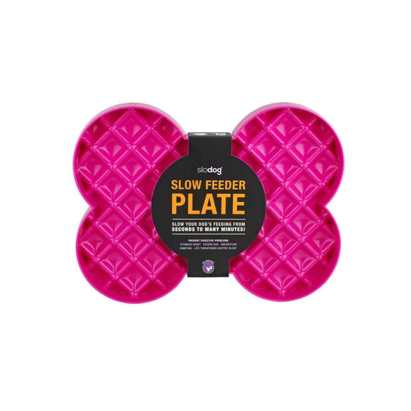 SloDog Slow Feeding Bowl - Bone - 1