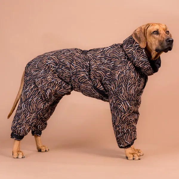 PAIKKA Nepremočljiv podložen zimski kombinezon Coal