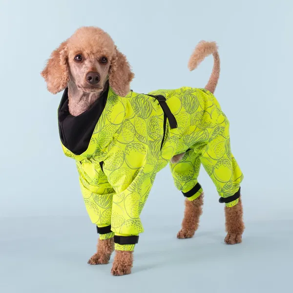 PAIKKA Nepremočljiv dežni kombinezon Neon Yellow