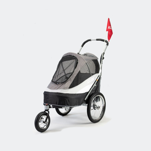 2-in-1 Trailer and Stroller Sporty Dog Trailer DeLuxe