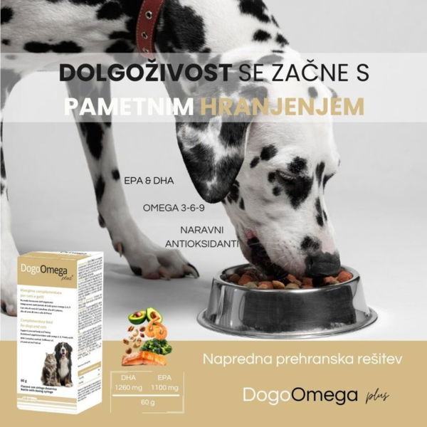 Dogoteka DogoOmega Plus za ravnovesje Omega esencialnih maščobnih kislin - 1