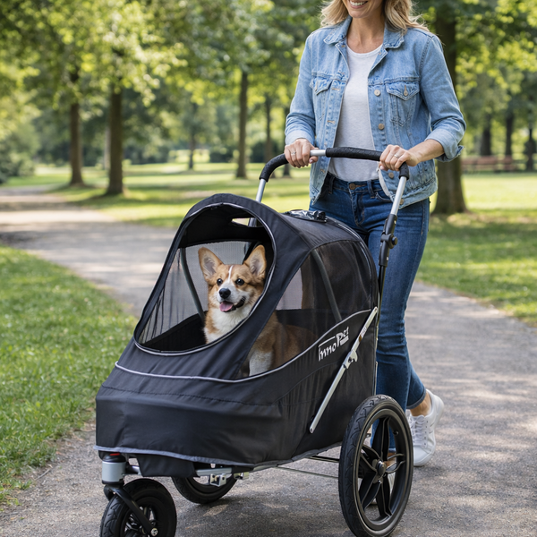 InnoPet 2v1 Voziček in kolesarska prikolica Sporty EVR - 21