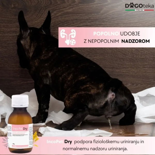 Dogoteka IncoPet Dry tekočina za lajšanje inkontinence - 1