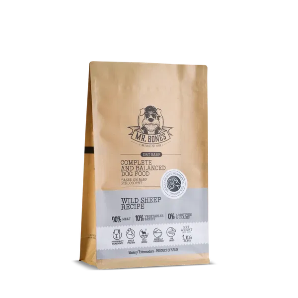 Mr. Bones Sušený BARF pokrm z jehněčího masa