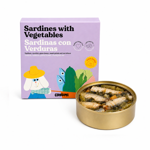 Sardine z zelenjavo