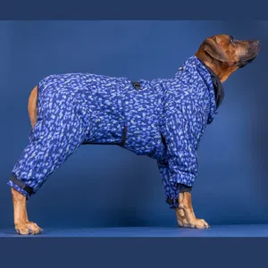 Waterproof Padded Winter Overall Blue