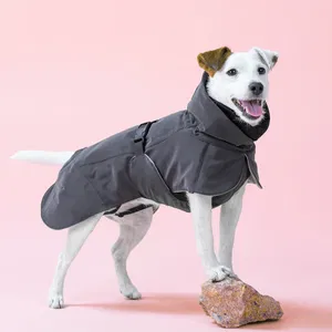 Odsevni zimski plašč Dark grey