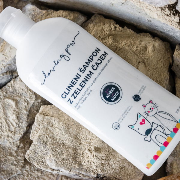 Loving Paw Naravni glineni šampon z zelenim čajem - 1