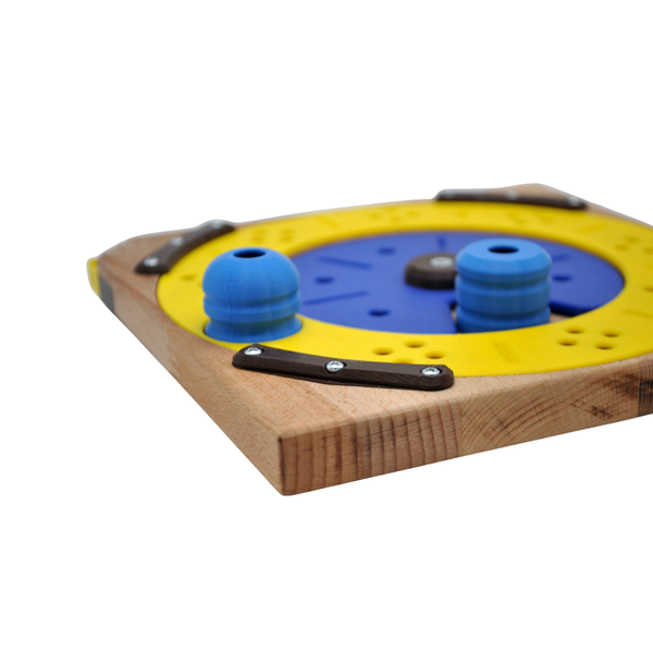 Pawesome Puzzle Lesena interaktivna igrača - Double Roundabout - 2