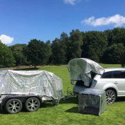 European Pet Pharmacy Srebrno odbojno pokrivalo za avto proti vročini in UV žarki - 1