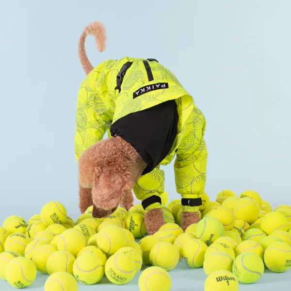 PAIKKA Nepremočljiv dežni kombinezon Neon Yellow - 3