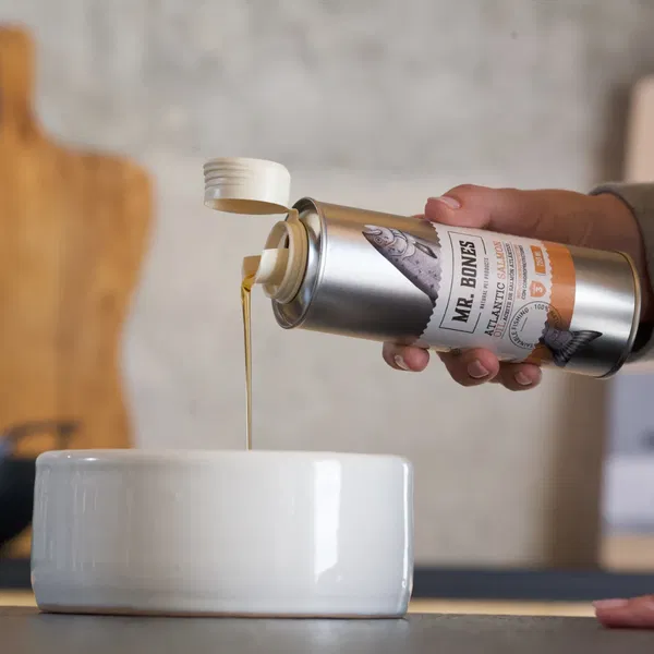 Mr. Bones Za studena lisovaný olej z atlantického lososa - 1